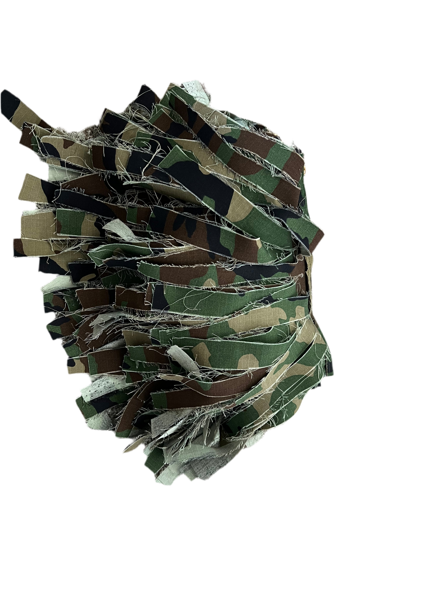 Camo Retro Fringe Handbag