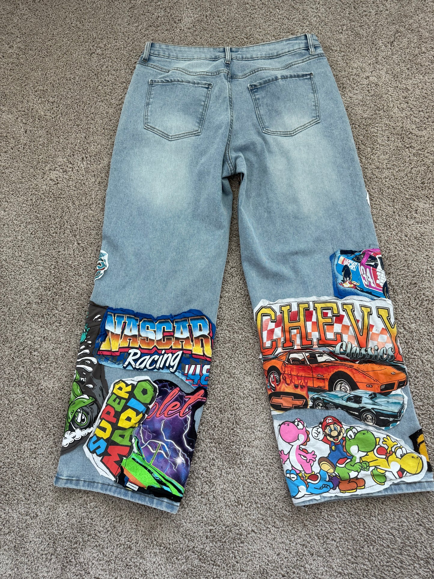 Throwback Patchwork Jeans
