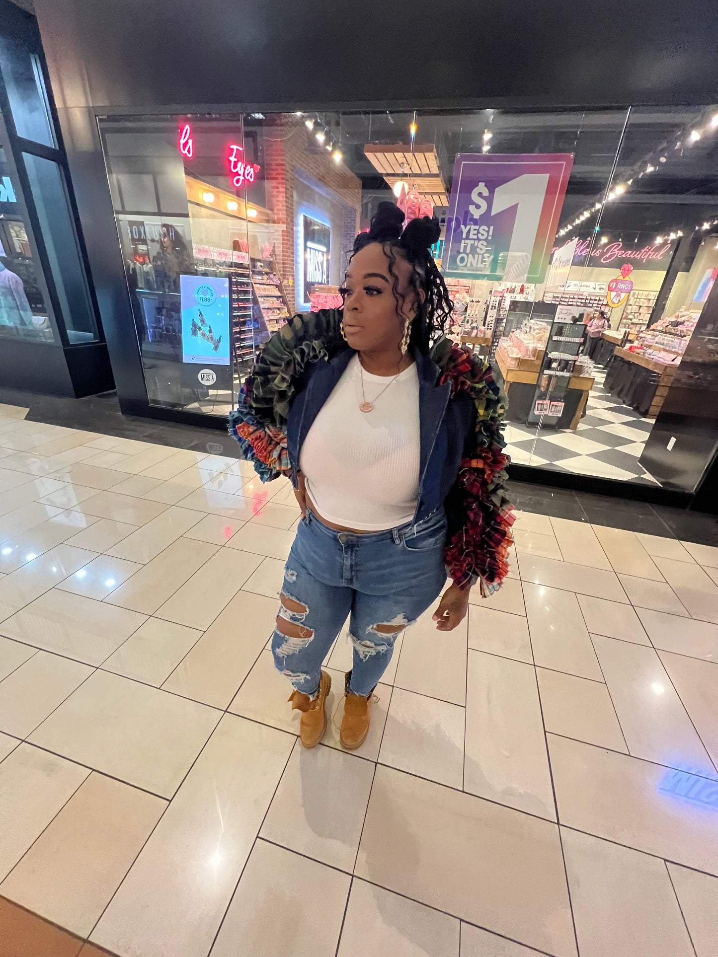 Big Difference Ruffle Jacket