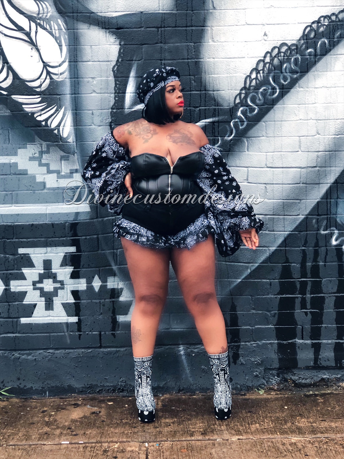 Forever Fly Corset Bandanna Top