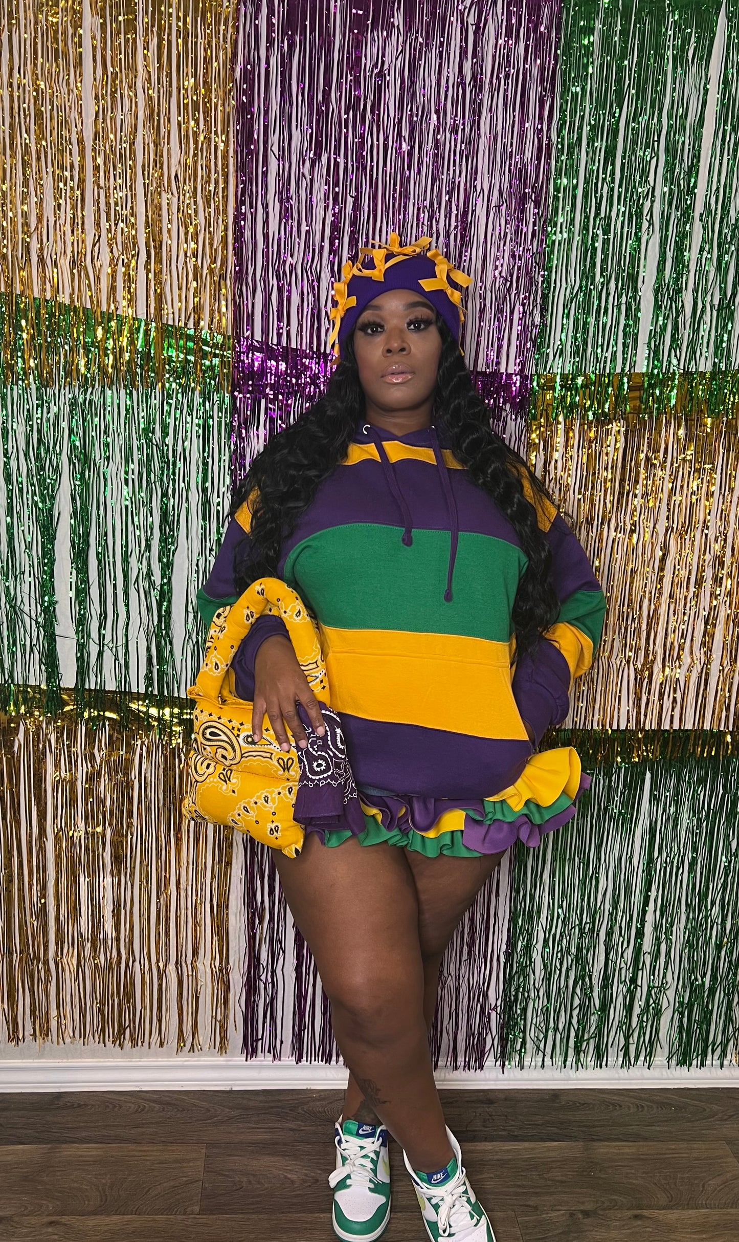 Lundi Gras Ruffle shorts