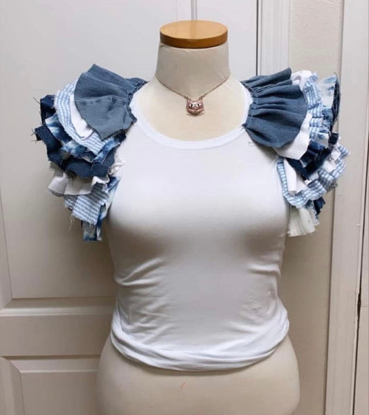 Too much Ruffles Top