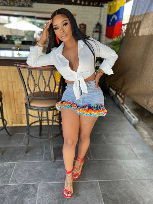 All Ruffles Shorts